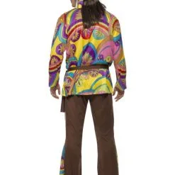 Psychedelisch Mannen Hippie Man Kostuum -80s Kleding Winkel 62605c 20