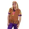Hippie Vest Met Hoofdband Suedelook Man -80s Kleding Winkel 7327m a 6