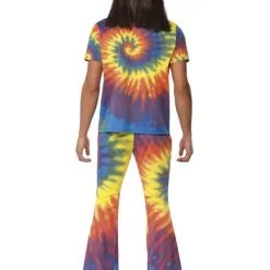 60s Tie Dye Hippie Man Kostuum -80s Kleding Winkel 74035c 20