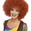 Bruinrood 60s Afro Pruik -80s Kleding Winkel 74808 8