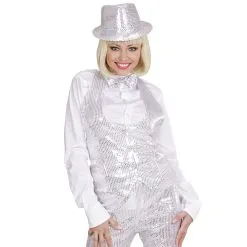 Dames Pailletten Vest Zilver Vrouw -80s Kleding Winkel 9091s g 6