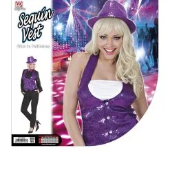 Las Vegas Show Pailletten Vest Vrouw -80s Kleding Winkel 9253l e 5