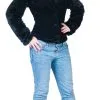 Fuzzy Jasje Zwart Vrouw -80s Kleding Winkel fun508355 a 10
