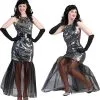 Zilveren Theater Diva Vrouw Kostuum -80s Kleding Winkel fun 2018 508418 1 15
