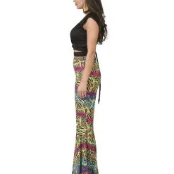 Hippie Broek Kleurrijke Dieren Print Vrouw -80s Kleding Winkel fun 2019 508094l 3 15