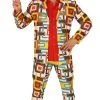 Belachelijk Druk Jaren 70 Man Kostuum -80s Kleding Winkel grc18 88625 1 13