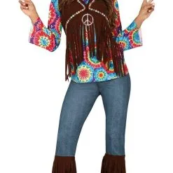 Weer Helemaal Hip Hippie Vrouw Kostuum
