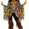 Kleurige Indianen Hippie Poncho Met Franjes -80s Kleding Winkel grc20 79223 1 19