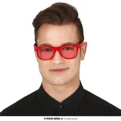 Hippie Festival Disco Rood Zonnebril