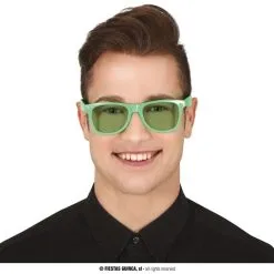 Hippie Festival Disco Groen Zonnebril