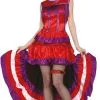 Can Can Showgirl Rood Paars Vrouw Kostuum -80s Kleding Winkel grc21 79368 1 9