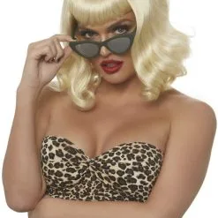 Blonde Verstelbare Retro Bob Pruik -80s Kleding Winkel leg 2019 a2860 309 5 15