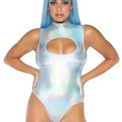 Holografische Sexy Spandex Bodysuit Vrouw Kostuum -80s Kleding Winkel leg 2020 3778 027 3 15