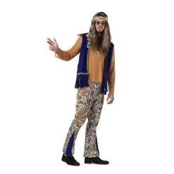 Psychedelische Bloemen Hippie Dylan Man Kostuum -80s Kleding Winkel lim 2019 ma1163 3 11