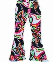 Wilde Jaren 70 Patroon Disco Broek Man