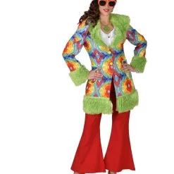 Kikker Bont Hippie Batik Jas Vrouw