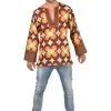 70s Bruine Bloemen Tuniek Boudewijn Man -80s Kleding Winkel mag 2021 222265 1 7