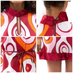 Jaren 70 Hippie Soul Disco 60s Hoge Sluiting Vrouw Kostuum -80s Kleding Winkel orep 2019 6062011mul d 4 28