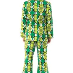 Jaren 70 Hippie Soul Disco 60s Ga Voor Groen Man Kostuum -80s Kleding Winkel orep 2019 7011011grn d 3 23