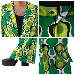 Jaren 70 Hippie Soul Disco 60s Ga Voor Groen Man Kostuum -80s Kleding Winkel orep 2019 7011011grn d 4 23