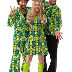 Jaren 70 Hippie Soul Disco 60s Ga Voor Groen Man Kostuum -80s Kleding Winkel orep 2019 7011011grn d 6 23