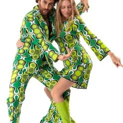Jaren 70 Hippie Soul Disco 60s Ga Voor Groen Man Kostuum -80s Kleding Winkel orep 2019 7011011grn d 8 23