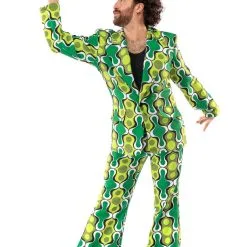 Jaren 70 Hippie Soul Disco 60s Ga Voor Groen Man Kostuum -80s Kleding Winkel orep 2019 7011011grn d 9 23