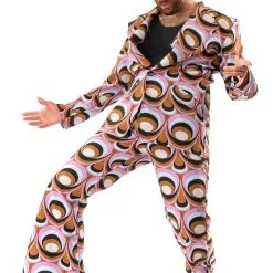 Jaren 70 Hippie Soul Disco 60s Psychedelische Ogen Man Kostuum -80s Kleding Winkel orep 2019 7011011mul d 5 29
