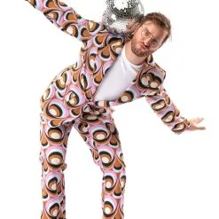 Jaren 70 Hippie Soul Disco 60s Psychedelische Ogen Man Kostuum -80s Kleding Winkel orep 2019 7011011mul d 6 29