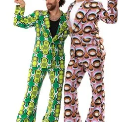 Jaren 70 Hippie Soul Disco 60s Psychedelische Ogen Man Kostuum -80s Kleding Winkel orep 2019 7011011mul d 9 29