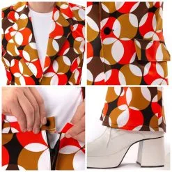 Jaren 70 Hippie Soul Disco 60s Psychedelische Cirkels Man Kostuum -80s Kleding Winkel orep 2019 7011021mul d 4 27
