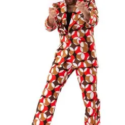 Jaren 70 Hippie Soul Disco 60s Psychedelische Cirkels Man Kostuum -80s Kleding Winkel orep 2019 7011021mul d 6 27