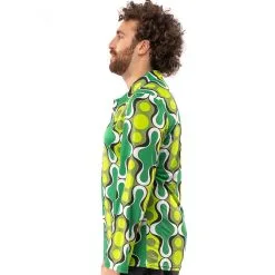 Jaren 70 Hippie Soul Disco 60s Ga Voor Groen Shirt Man 13 Jaren 70 Hippie Soul Disco 60s Ga Voor Groen Shirt Man -80s Kleding Winkel orep 2019 7051011grn d 3 25