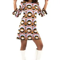 Jaren 70 Hippie Soul Disco 60s Psychedelische Ogen Jurk Vrouw 16 Jaren 70 Hippie Soul Disco 60s Psychedelische Ogen Jurk Vrouw -80s Kleding Winkel orep 2019 7062011mul d 6 32
