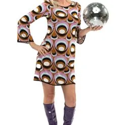 Jaren 70 Hippie Soul Disco 60s Psychedelische Ogen Jurk Vrouw 17 Jaren 70 Hippie Soul Disco 60s Psychedelische Ogen Jurk Vrouw -80s Kleding Winkel orep 2019 7062011mul d 7 32