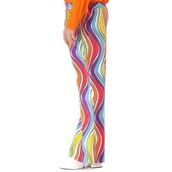Jaren 60 Regenboog Flower Power Hippie Festival Broek Man -80s Kleding Winkel orep 2020 6071021pri e 3 23