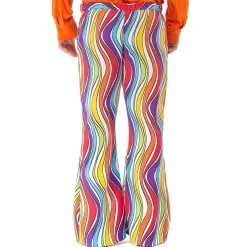 Jaren 60 Regenboog Flower Power Hippie Festival Broek Man -80s Kleding Winkel orep 2020 6071021pri e 4 23