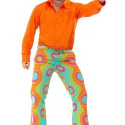 Jaren 60 Psychedelische Golven Flower Power Hippie Festival Broek Man 14 Jaren 60 Psychedelische Golven Flower Power Hippie Festival Broek Man -80s Kleding Winkel orep 2020 6072011pri e 7 21