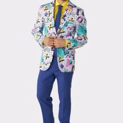 90s Memphis Master Saved By The Bell Opposuit Man Kostuum