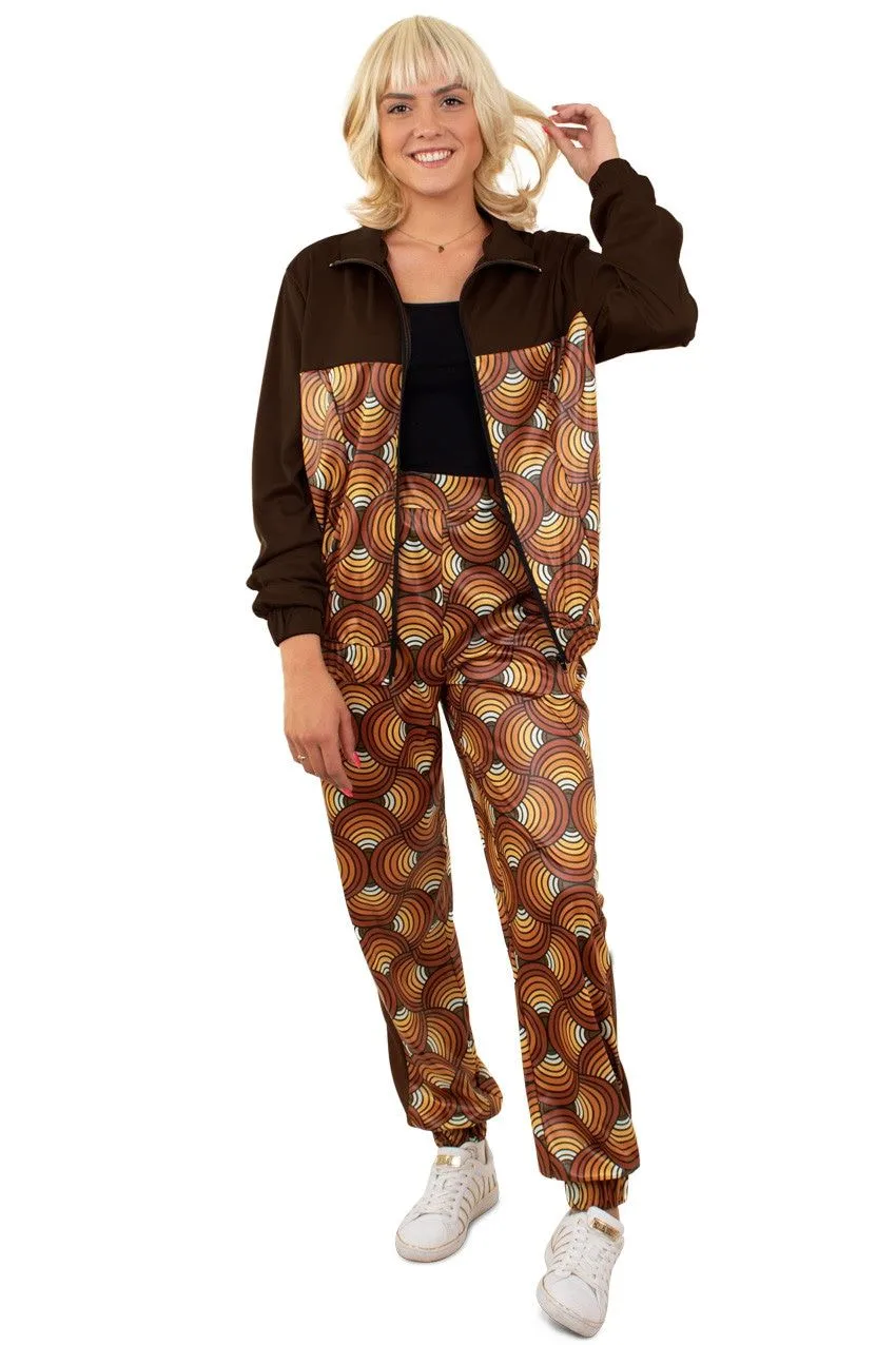 Oldschool Jaren 70 Trainingspak Wendy Vrouw Kostuum 2 Oldschool Jaren 70 Trainingspak Wendy Vrouw Kostuum