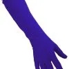 Neon Blauw Handschoen Lang Nylon Water Disco -80s Kleding Winkel pxp 2021 12285 1 1