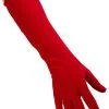 Neon Rood Handschoen Lang Nylon Des Duivels -80s Kleding Winkel pxp 2021 12286 1 1