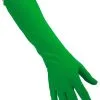 Neon Roze Handschoen Lang Nylon Groene Vingers -80s Kleding Winkel pxp 2021 12288 1 1