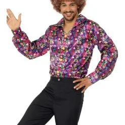 Psychedelische Peace Blouse 60s Man