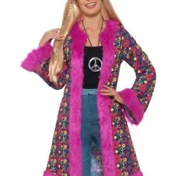 Grace Slick Flower Power Peace Jas Vrouw