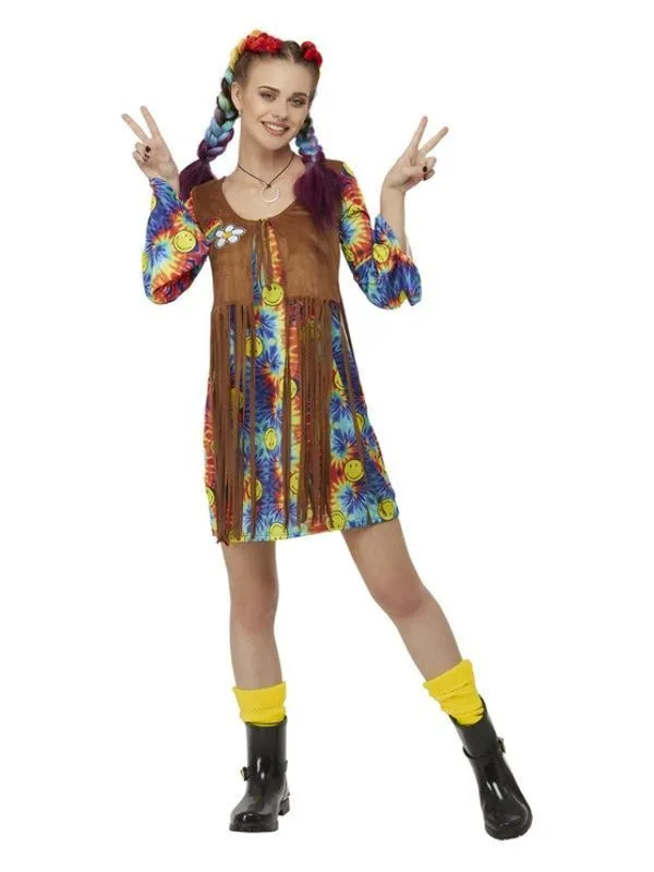 Smiley Hippie Jurk Vrouw 3 Smiley Hippie Jurk Vrouw