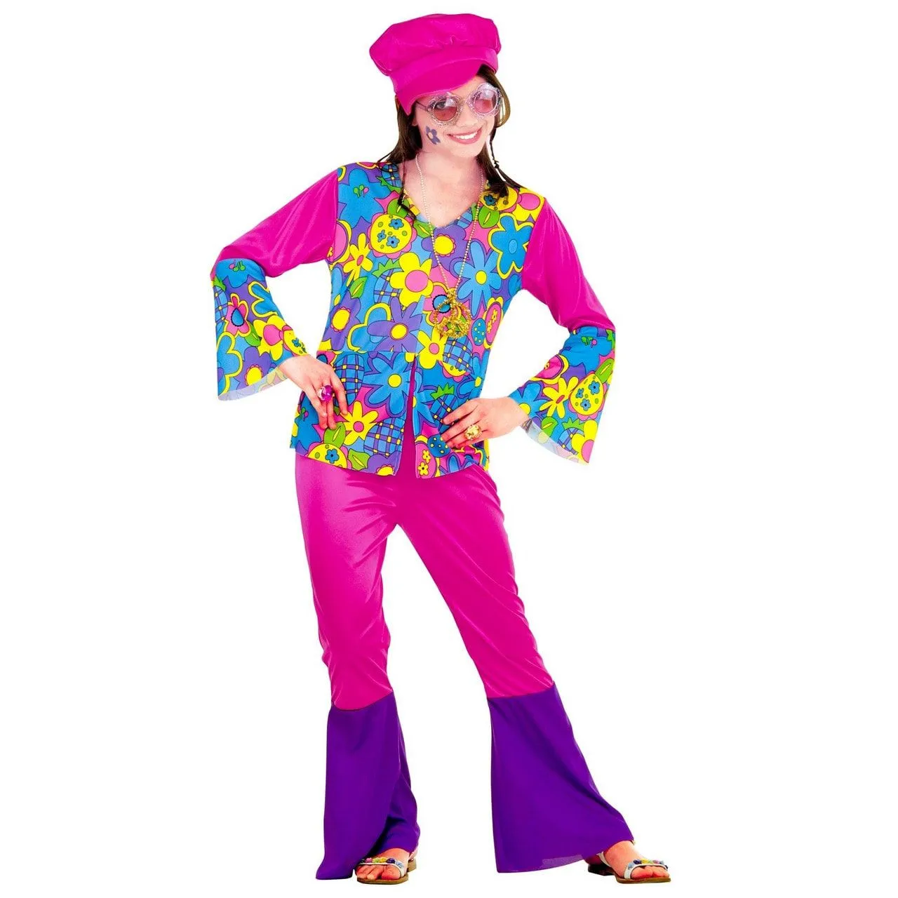 Hippie Meisje Ms Love Kostuum 3 Hippie Meisje Ms Love Kostuum