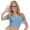 Katoenen Top, Blauw Vrouw -80s Kleding Winkel wdm1014 8188 a 6