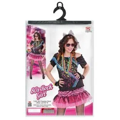 Roze 80s Rock Meisje Vrouw Kostuum -80s Kleding Winkel wdm1014 9889 c 10