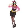 Roze 80s Groupie Meisje Vrouw Kostuum -80s Kleding Winkel wdm1014 9890 a 14